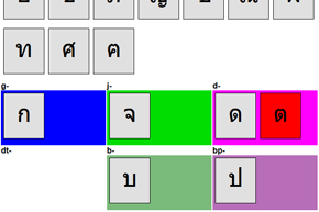 Thai App - Sorting (Initial Sounds)